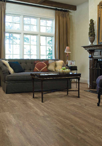 Mannington Laminate Flooring in Medium Colored Oak